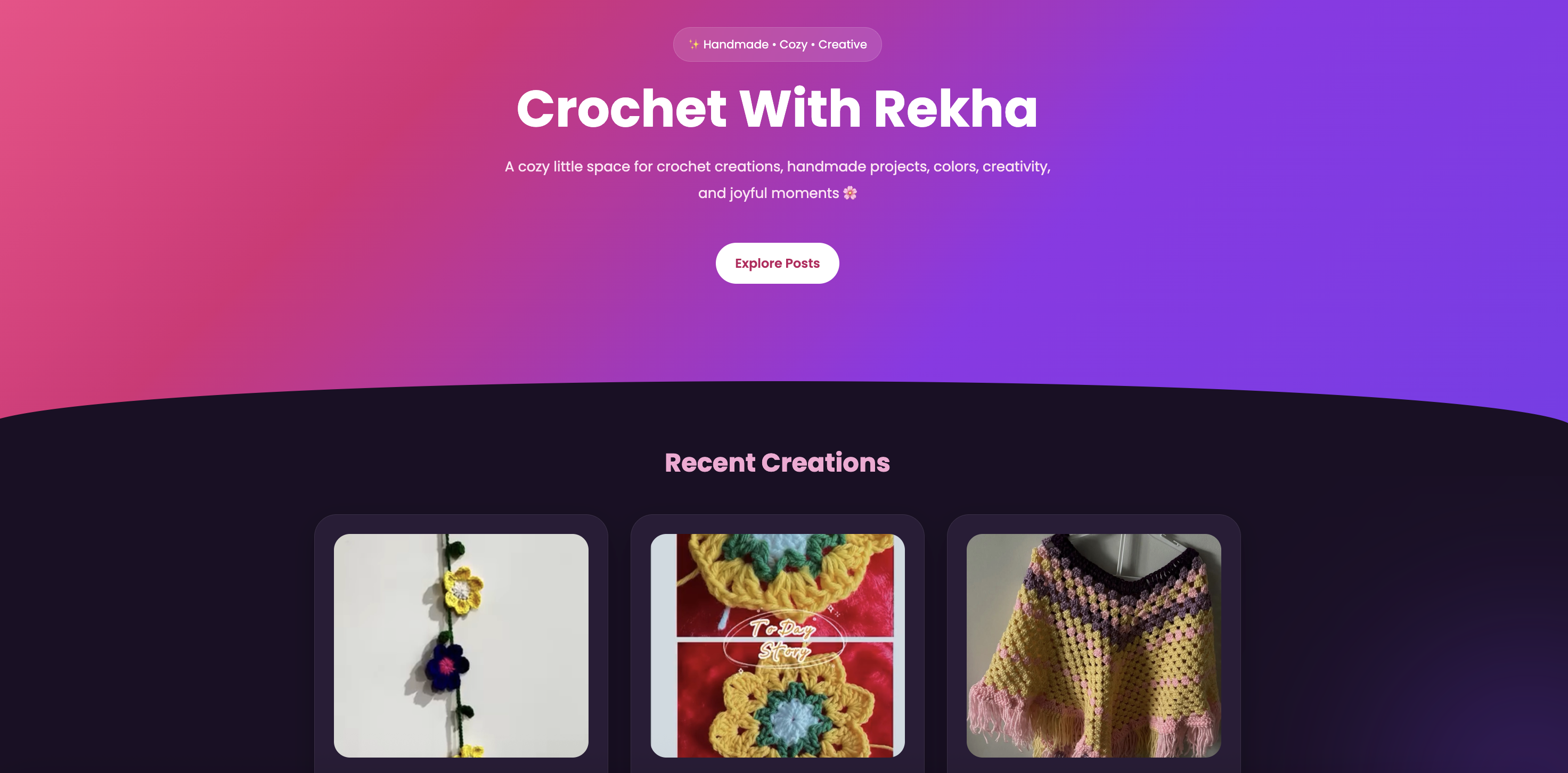 Crochet creations